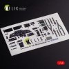 KELIK K48079 O-2A Skymaster interior 3D decals small version for ICM kit 1/48